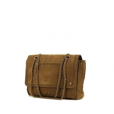 Borsa a tracolla Jerome Dreyfuss Benjamin in camoscio marrone