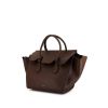 Celine Tie Bag small model handbag in brown leather - 00pp thumbnail