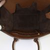 Celine Tie Bag small model handbag in brown leather - Detail D2 thumbnail
