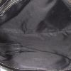Borsa da spalla o a mano Gucci Britt in pelle verniciata nera e tessuto bicolore - Detail D3 thumbnail