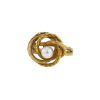 Vintage 1970's ring in yellow gold and pearl - 00pp thumbnail