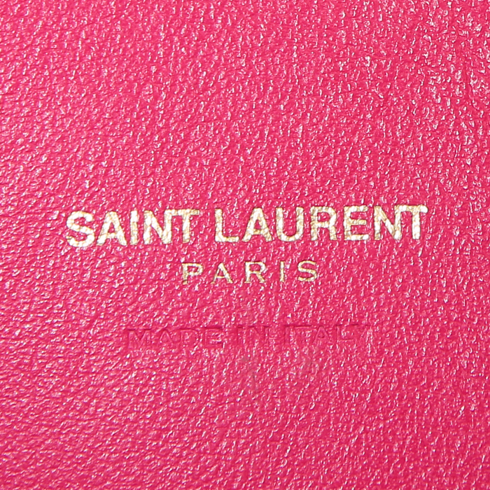 Sac à main Saint Laurent Sac de jour en cuir noir - Detail D4