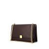 Céline Classic Box handbag in plum leather - 00pp thumbnail