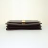 Céline Classic Box handbag in plum leather - Detail D4 thumbnail