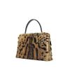 Celine handbag in synthetic furr and black leather - 00pp thumbnail