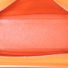 Borsa a tracolla Céline Luggage Nano in pelle arancione - Detail D4 thumbnail