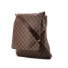 Louis Vuitton Musette Salsa shoulder bag in brown damier canvas and brown leather - 00pp thumbnail