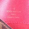 Sac bandoulière Louis Vuitton Musette Salsa en toile damier marron et cuir marron - Detail D3 thumbnail