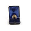 Buccellati ring in white gold,  yellow gold and sapphires - Detail D2 thumbnail