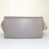 Celine Trapeze medium model handbag in grey leather and grey suede - Detail D5 thumbnail