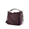 Louis Vuitton Audacieuse bag worn on the shoulder or carried in the hand in purple empreinte monogram leather and purple suede - 00pp thumbnail