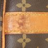 Borsa da viaggio Louis Vuitton Keepall 55 cm in tela monogram cerata e pelle naturale - Detail D3 thumbnail
