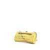 Pochette Valentino Garavani in pelle gialla con decoro di borchie - 00pp thumbnail