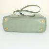 Prada Galleria small model handbag in green leather saffiano - Detail D5 thumbnail