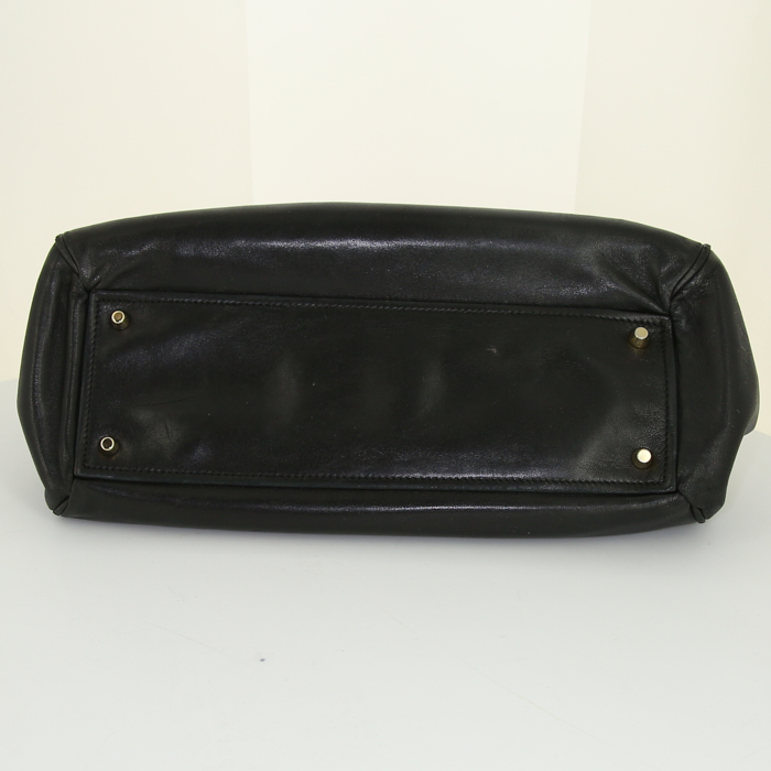 Sac Prada en cuir noir - Detail D4