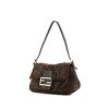 Fendi Selleria handbag in brown suede - 00pp thumbnail