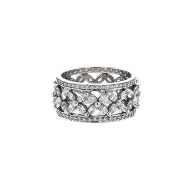 Tiffany 
Co Victoria sleeve ring in platinium and diamonds Tiffany 
Co Victoria sleeve ring in platinium and diamonds