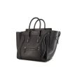 Celine Luggage medium model handbag in black leather - 00pp thumbnail