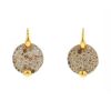 Pomellato Sabbia earrings in yellow gold and diamonds - 00pp thumbnail