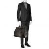 Hermes Haut à Courroies - Travel Bag travel bag in black togo leather - Detail D1 thumbnail