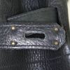 Sac de voyage Hermes Haut à Courroies - Travel Bag en cuir togo noir - Detail D4 thumbnail