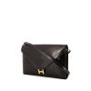Hermes Lydie shoulder bag in black box leather - 00pp thumbnail