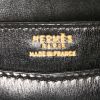 Borsa a spalla Hermes Lydie in pelle box nera - Detail D3 thumbnail