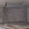 Borsa Celine Tie Bag modello piccolo in pelle grigia - Detail D2 thumbnail