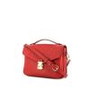 Bolso bandolera Louis Vuitton Metis en cuero monogram huella rojo y cuero granulado rojo - 00pp thumbnail