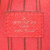 Louis Vuitton Metis shoulder bag in red empreinte monogram leather and red grained leather - Detail D4 thumbnail