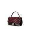 Chanel Timeless handbag in black, beige, burgundy and blue leather and python - 00pp thumbnail