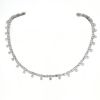 Vintage 1950's necklace in white gold and diamonds - 00pp thumbnail