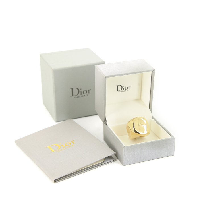 Dior Nougat medium model ring in yellow gold - Detail D2