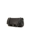 Bolso de mano Chanel 2.55 en cuero negro - 00pp thumbnail