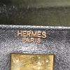 Hermes Kelly 35 cm handbag in black box leather - Detail D4 thumbnail