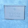 Gucci Dionysus handbag in beige logo canvas and blue suede - Detail D4 thumbnail