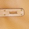 Hermes Birkin 40 cm handbag in gold Ardenne leather - Detail D4 thumbnail