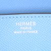 Borsa Hermes Birkin 35 cm in pelle Epsom Bleu Paradis - Detail D3 thumbnail