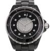 Chanel J12 watch in black ceramic and stainless steel Ref:  H1757 Circa  2010 - 00pp thumbnail