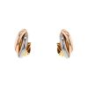 Cartier Trinity medium model earrings in 3 golds - 00pp thumbnail