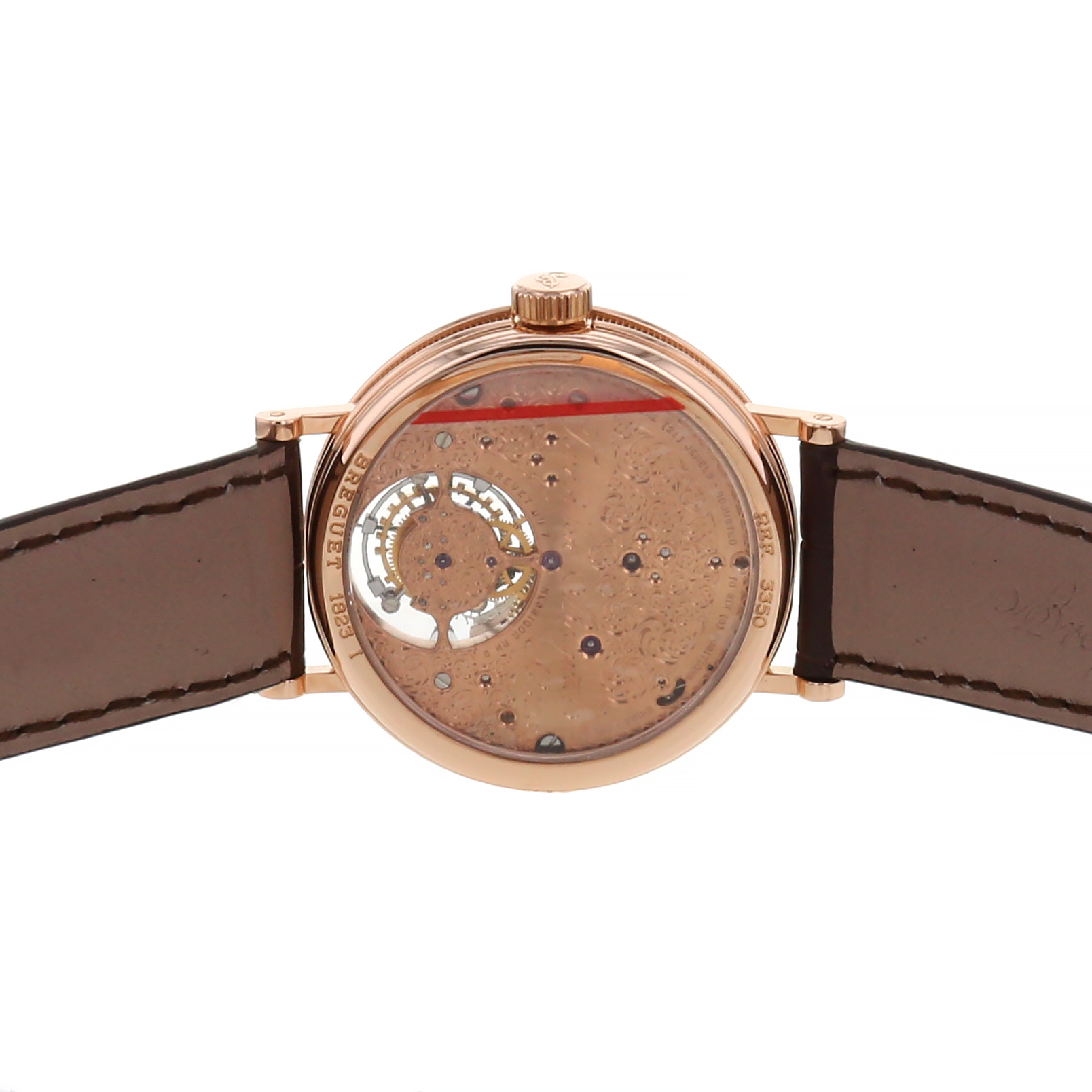 Breguet Tourbillon watch in pink gold Ref:  3350 Circa  2006 - Detail D2