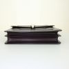 Bulgari Serpenti handbag in plum leather - Detail D5 thumbnail