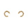Cartier 1990's earrings in yellow gold and diamonds - 00pp thumbnail