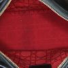 Dior Lady Dior medium model handbag in black patent leather - Detail D2 thumbnail