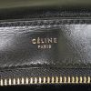 Bolso de mano Celine Trapeze modelo mediano en cuero negro y ante negro - Detail D4 thumbnail