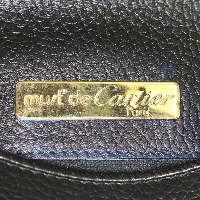 Cartier Must De Cartier - Bag bag in black leather - Detail D3