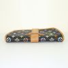 Sac bandoulière Louis Vuitton Shirley Bag en toile monogram multicolore noire et cuir naturel - Detail D4 thumbnail