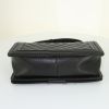 Chanel Boy bag in black quilted grained leather - Detail D5 thumbnail