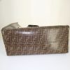 Sac cabas Fendi Zucca en toile monogram marron et cuir marron - Detail D4 thumbnail