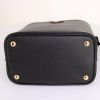 Prada medium model shopping bag in black leather saffiano - Detail D4 thumbnail